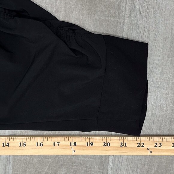 Athleta Attitude Featherweight Stretch High Rise Crop Pant in Black Size 12 - Picture 15 of 16